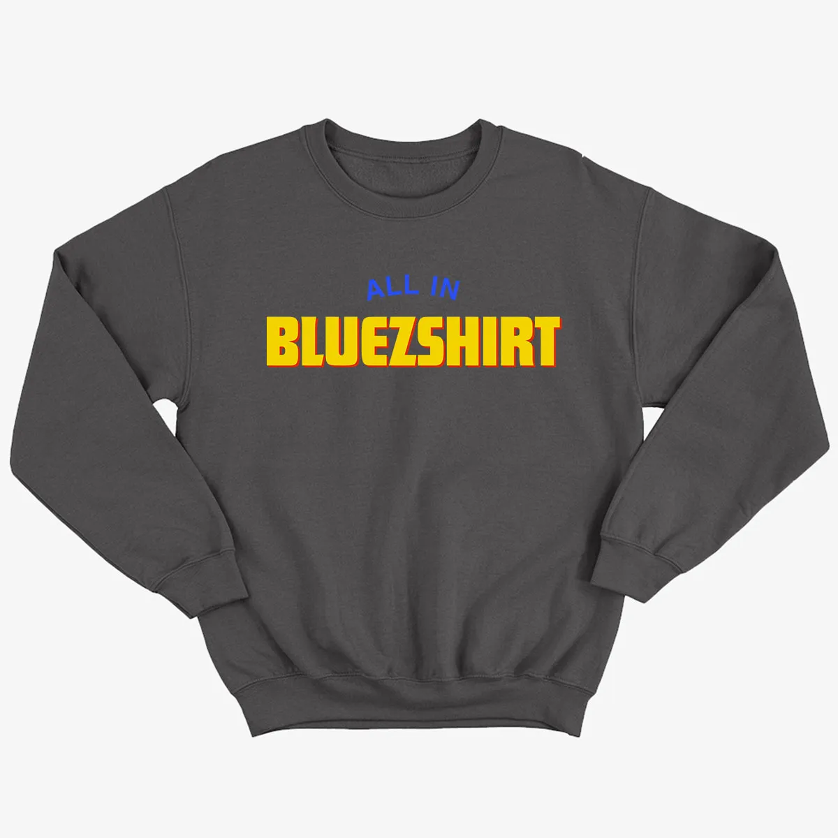 All In Bluezshirt Sweatshirt - Black