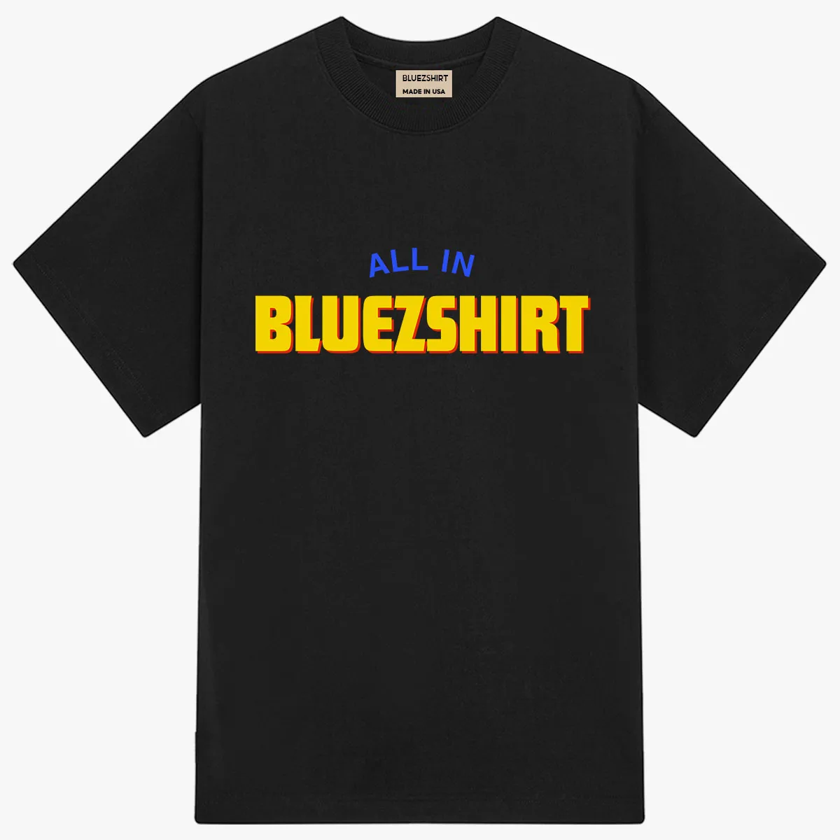 All In Bluezshirt Tee - Black